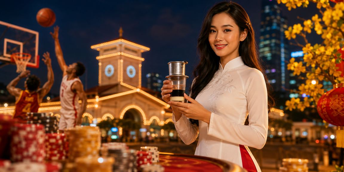 Màn hình xem trước trang giải trí với các mục thể thao casino và hỗ trợ